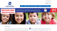 Desktop Screenshot of lauravicunha.com.br